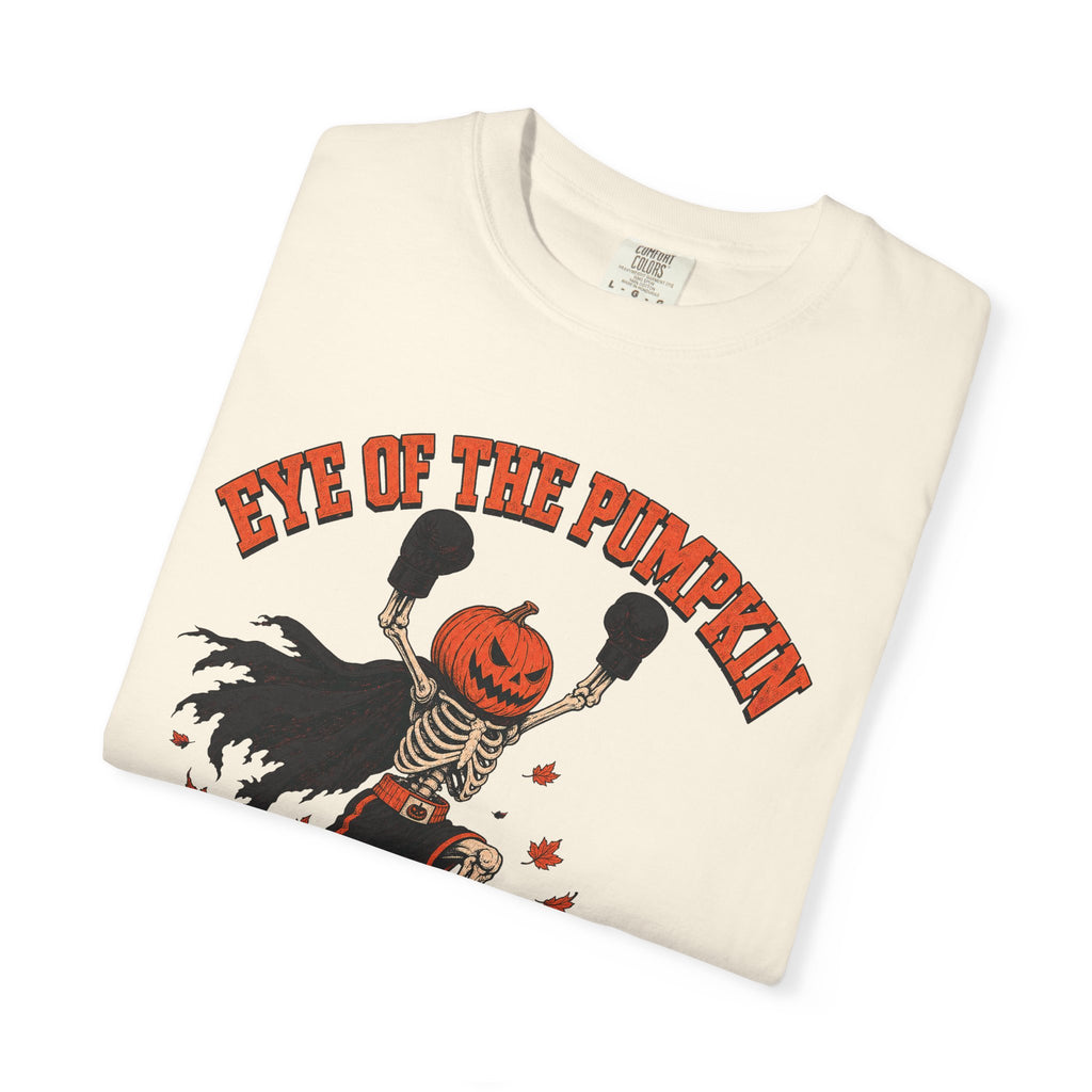 Halloween Movie Parody T-shirt in Ivory, folded view