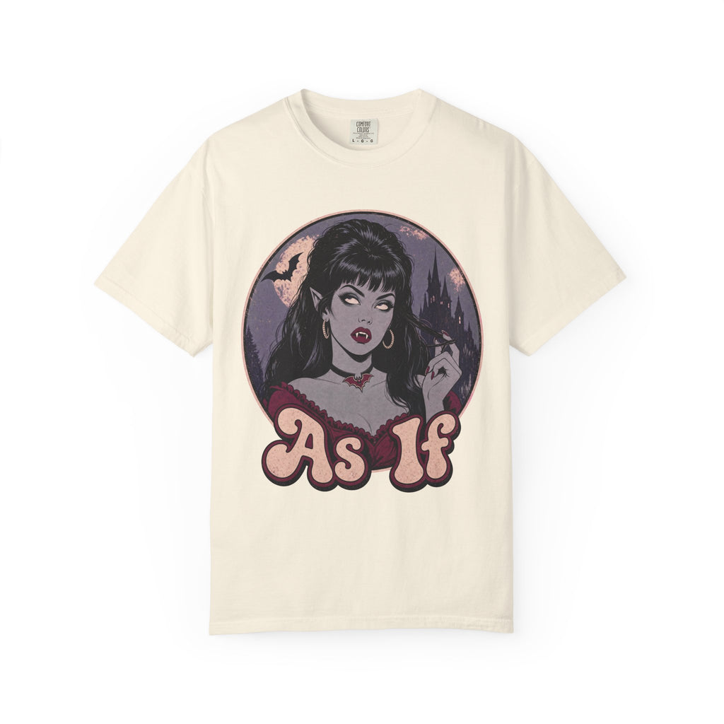 As If Vampire T-shirt in Ivory, front view