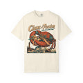 Claws of Passion Kaiju Crab T-shirt in Ivory, front view