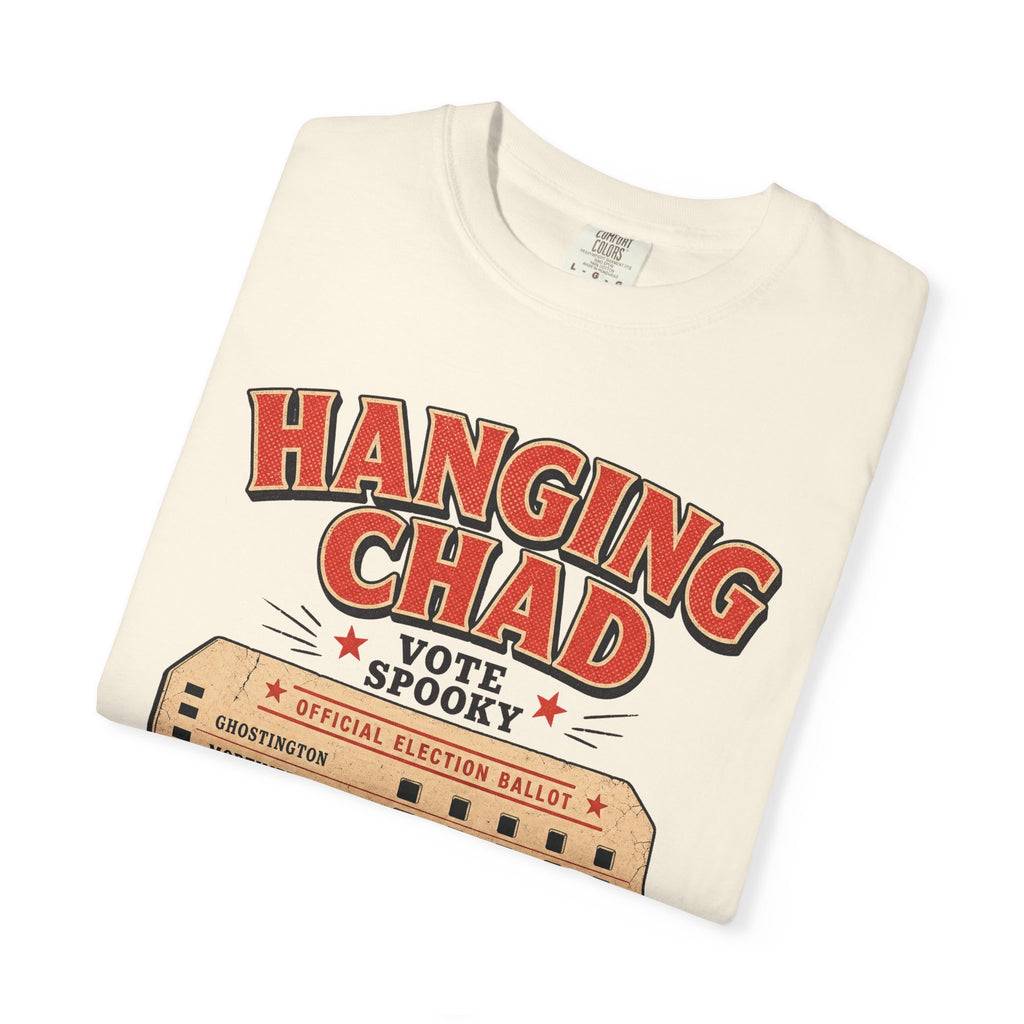 Hanging Chad T-shirt in Ivory, folded view