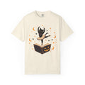 Black Cat Ballerina T-shirt in Ivory, front view