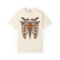 Botanical Ribcage T-shirt in Ivory, front view