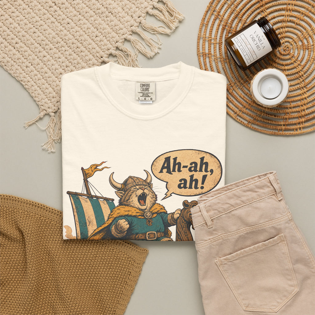 The Land Of Ice And Snow T-shirt in Ivory, flat lay view