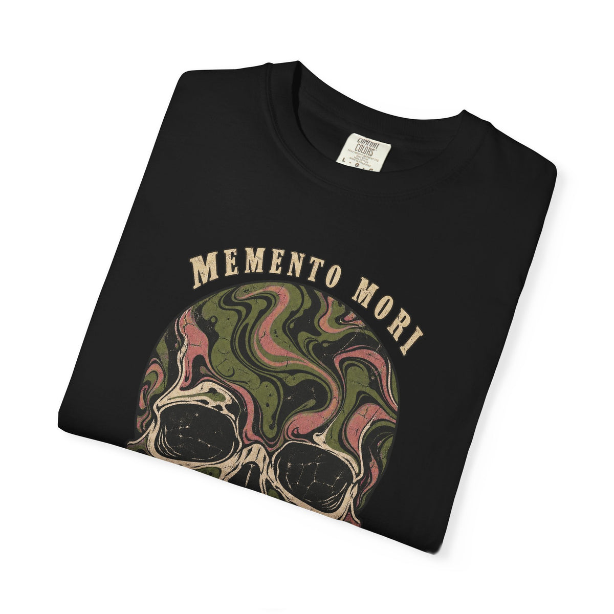 Comfort Colors® Memento Mori T-Shirt, Funny Vintage Philosophy Skull
