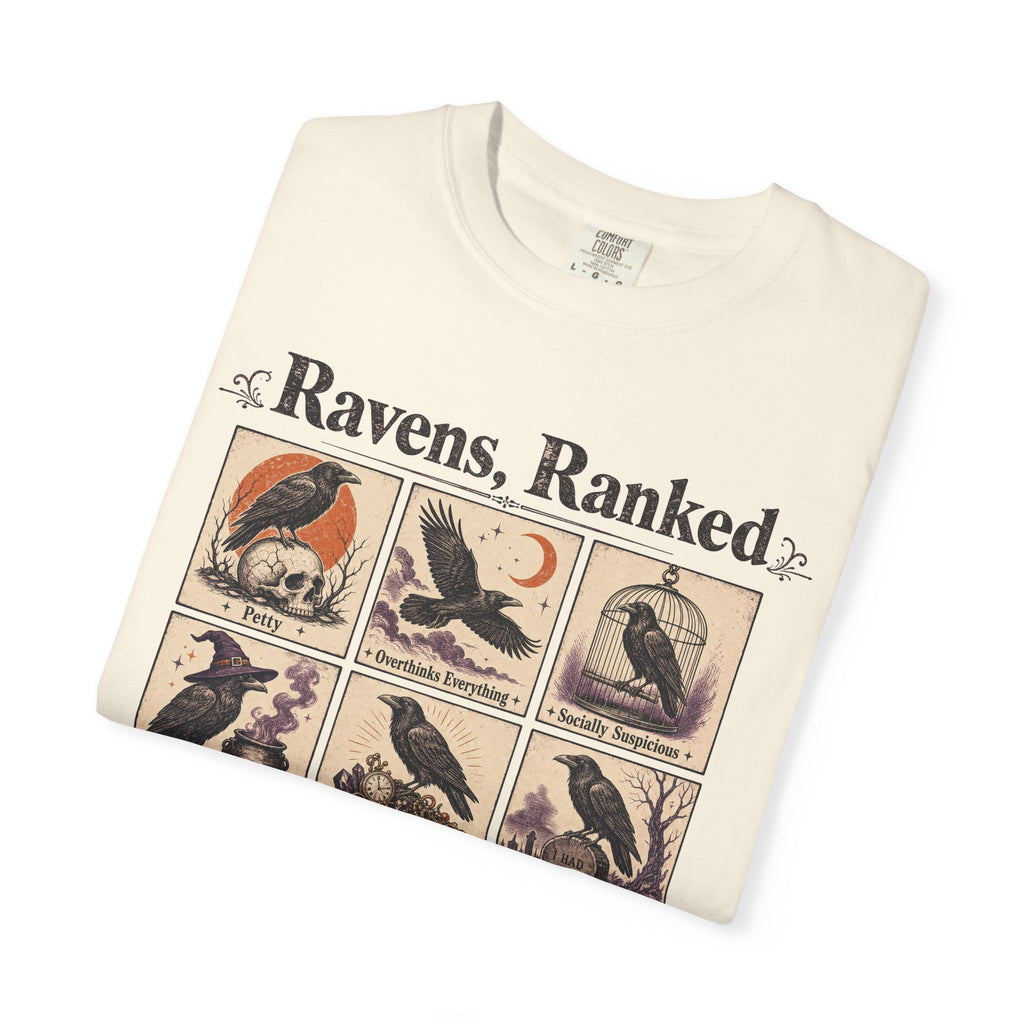 Ravens Ranked T-shirt in Ivory, folded view