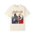 Howl for Me Wolfman Romance Novel T-shirt in Ivory, front view