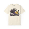 Shark Fin Wave T-shirt in Ivory, front view