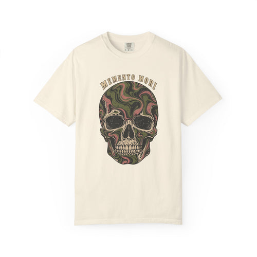 Comfort Colors® Memento Mori T-Shirt, Funny Vintage Philosophy Skull
