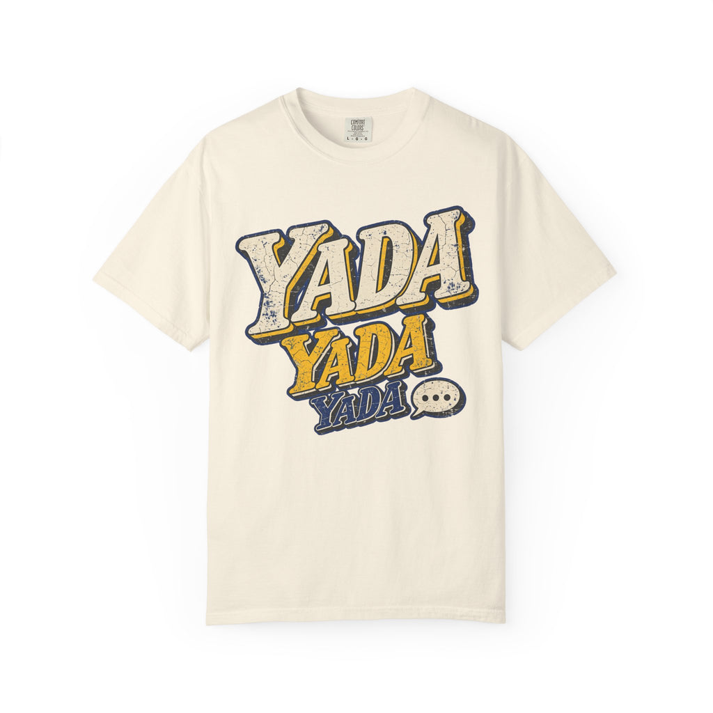 Yada Yada Yada T-shirt in Ivory, front view