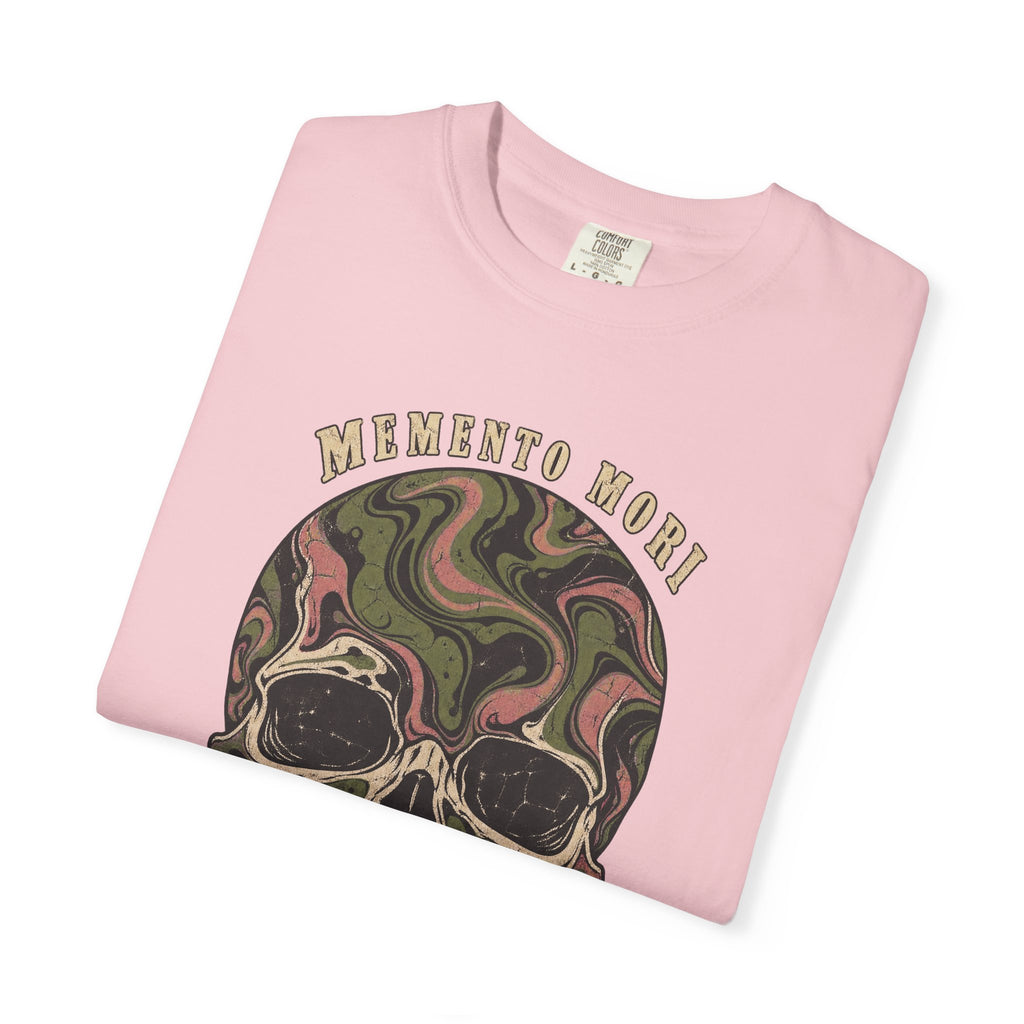 Comfort Colors® Memento Mori T-Shirt, Funny Vintage Philosophy Skull