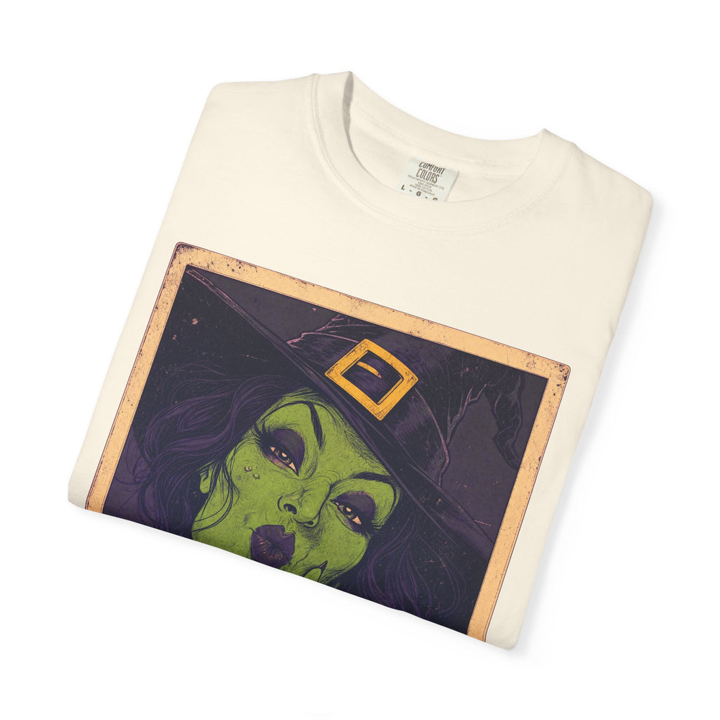 Witch Selfie T-shirt in Ivory, folded view