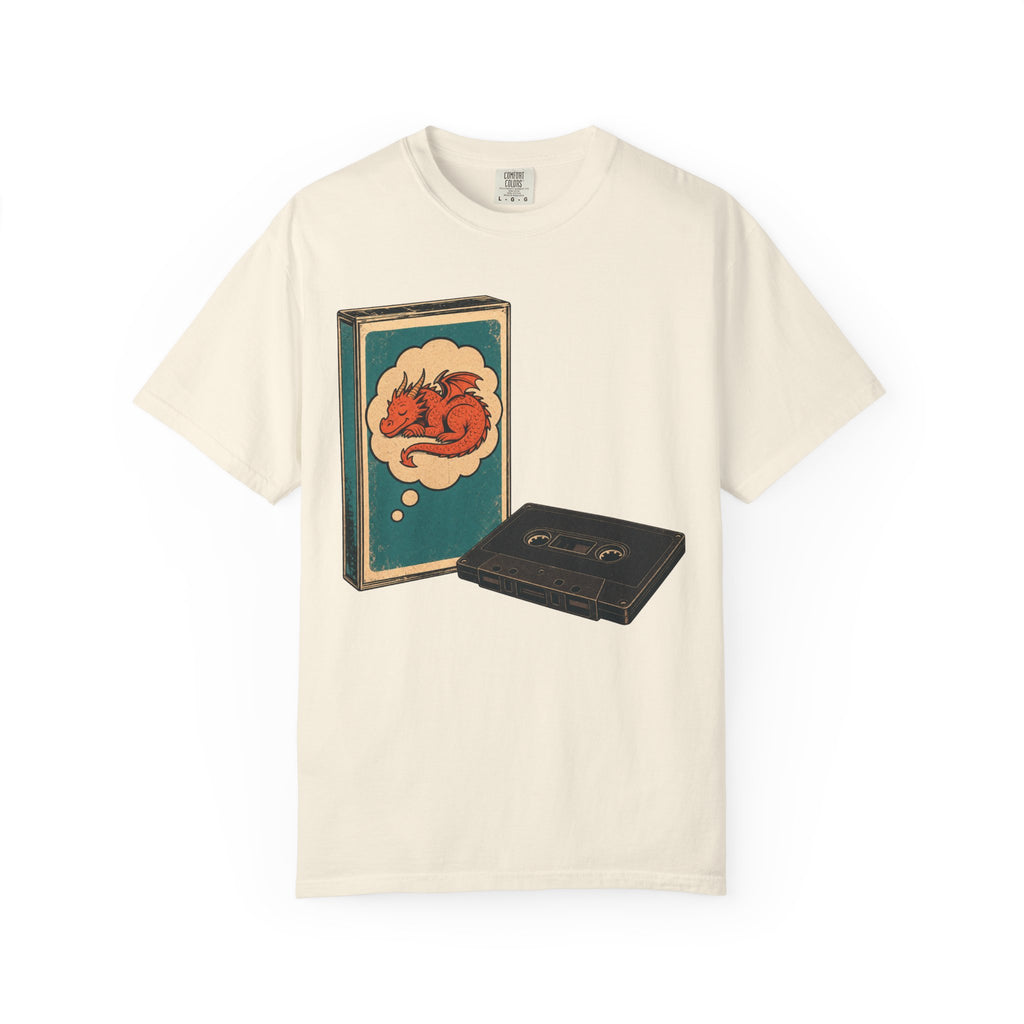 Dragon Daydream Cassette T-shirt in Ivory, front view