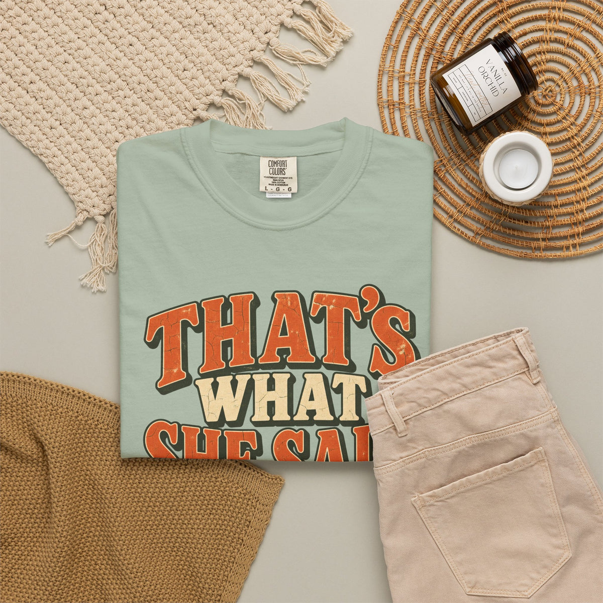 Comfort Colors® That's What She Said T-Shirt, Funny Vintage Sitcom Quote