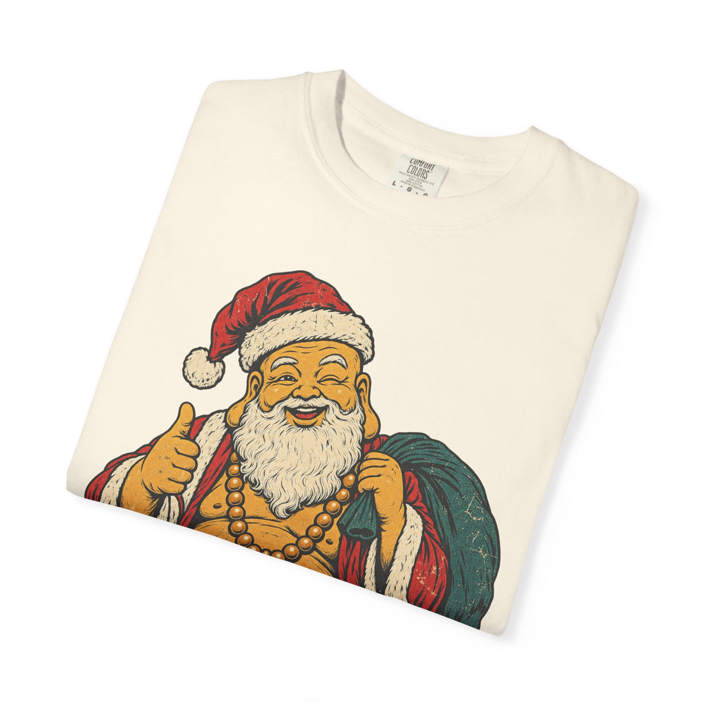 Buddha Santa T-shirt in Ivory, folded view