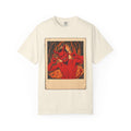 Demon Selfie T-shirt in Ivory, front view