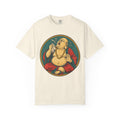 Sneezing Buddha T-shirt in Ivory, front view