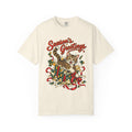 Season's Greetings T-shirt in Ivory, front view