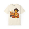 Painting Buddha T-shirt in Ivory, front view