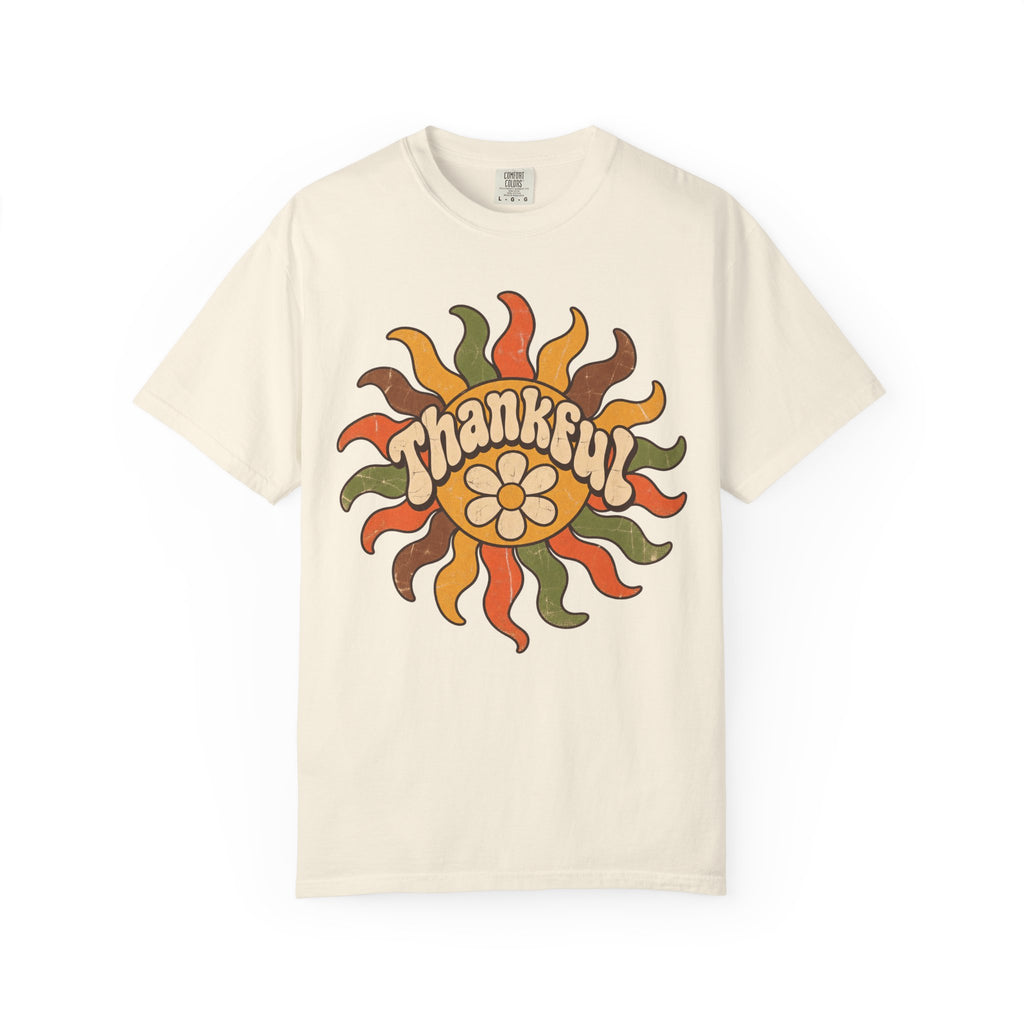 Thankful T-shirt in Ivory, front view