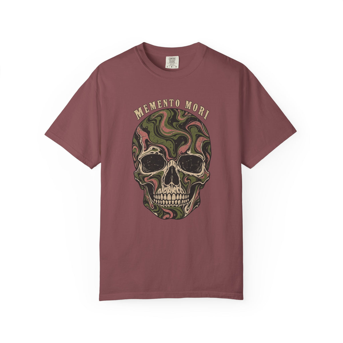 Comfort Colors® Memento Mori T-Shirt, Funny Vintage Philosophy Skull