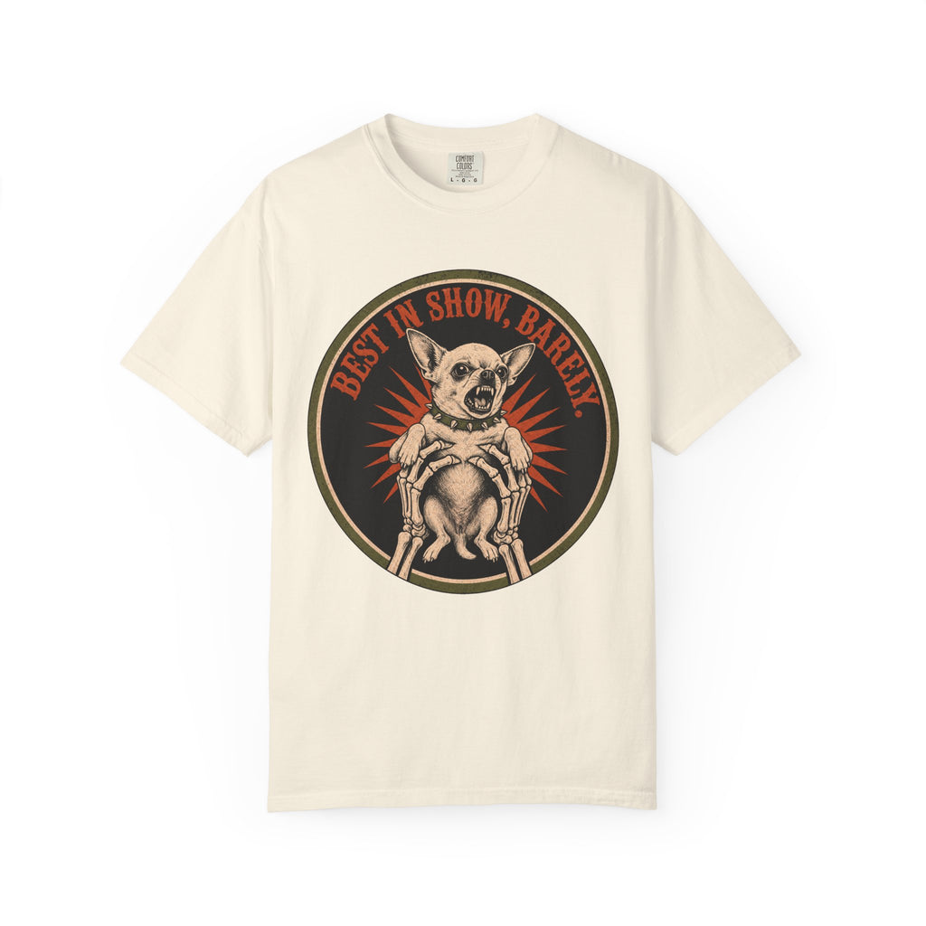 Halloween Dog T-shirt in Ivory, front view