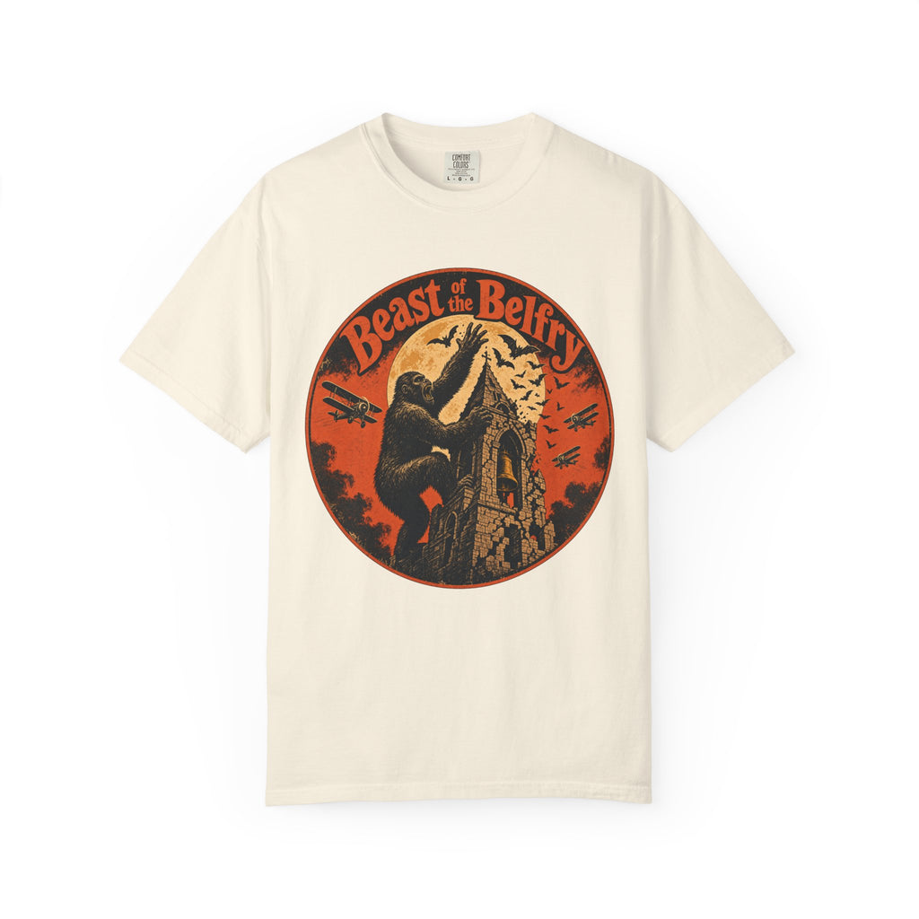 Halloween Film Parody T-shirt in Ivory, front view