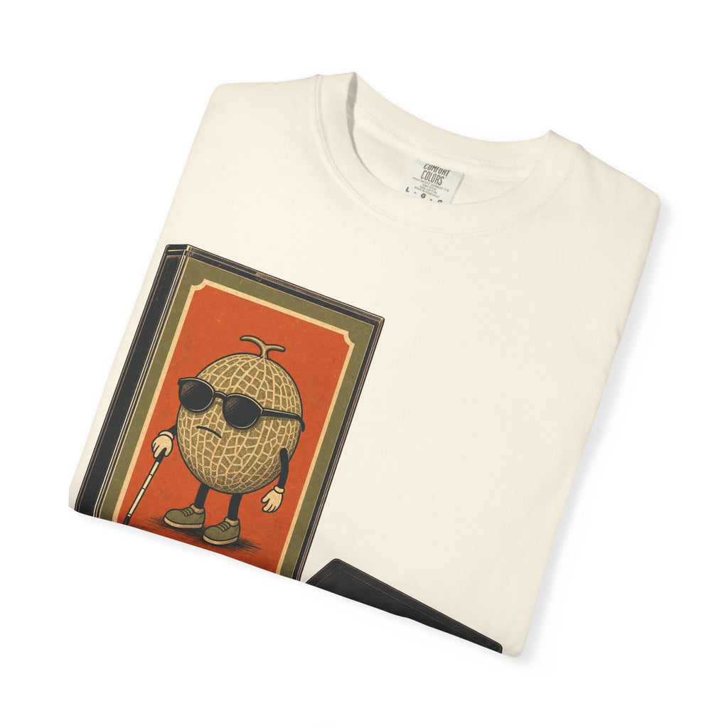 Sunglasses Melon Cassette T-shirt in Ivory, folded view