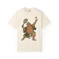 Tennis Buddha T-shirt in Ivory, front view