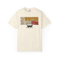 Not Superstitious Just A Little Stitious T-shirt in Ivory, front view