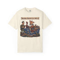 Border Patrol Est 1000 AD T-shirt in Ivory, front view