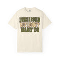 I Wish I Could T-shirt in Ivory, front view