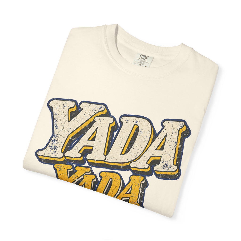 Yada Yada Yada T-shirt in Ivory, folded view