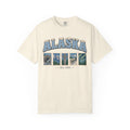 Alaska Postage Stamp T-shirt in Ivory, front view