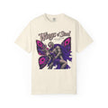 Wings of Steel Romance Novel Parody T-shirt in Ivory, front view