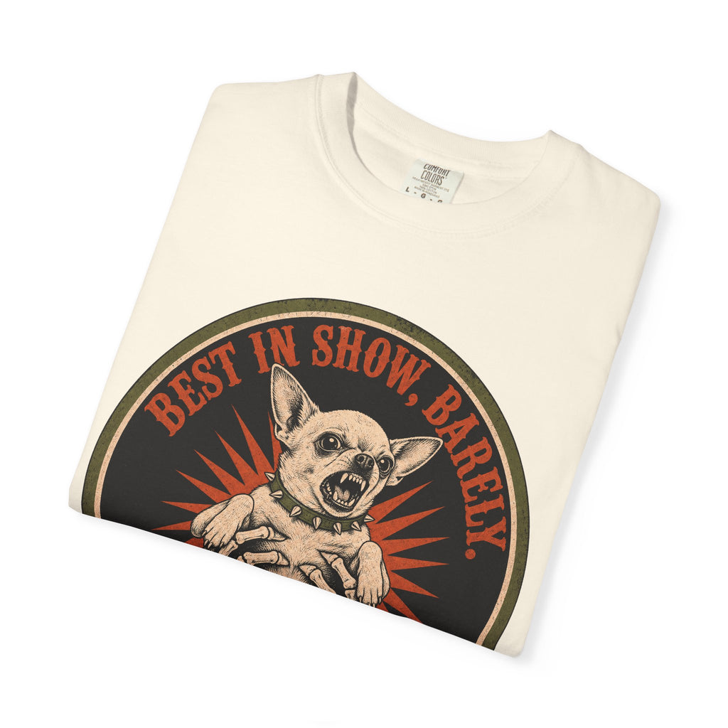 Halloween Dog T-shirt in Ivory, folded view