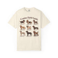 Canine Field Guide T-shirt in Ivory, front view