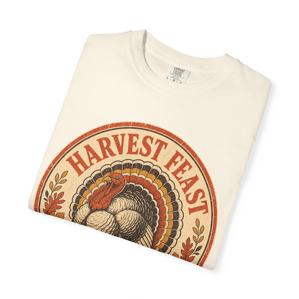 Harvest Feast T-shirt in Ivory, folded view
