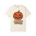 I Am Jack's Smirking Revenge Jack-o-Lantern T-shirt in Ivory, front view
