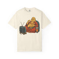 Couch Potato Buddha T-shirt in Ivory, front view