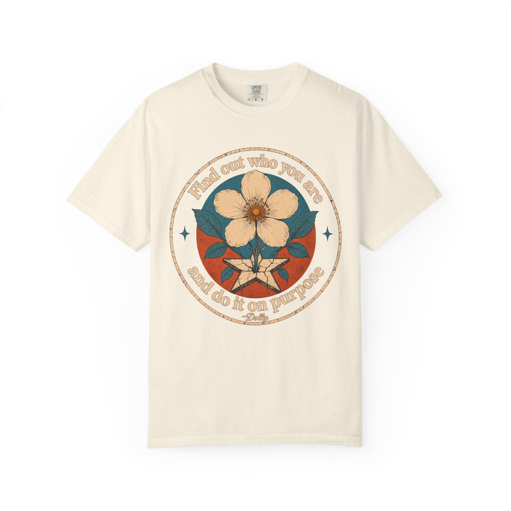Find Out Who You Are T-shirt in Ivory, front view