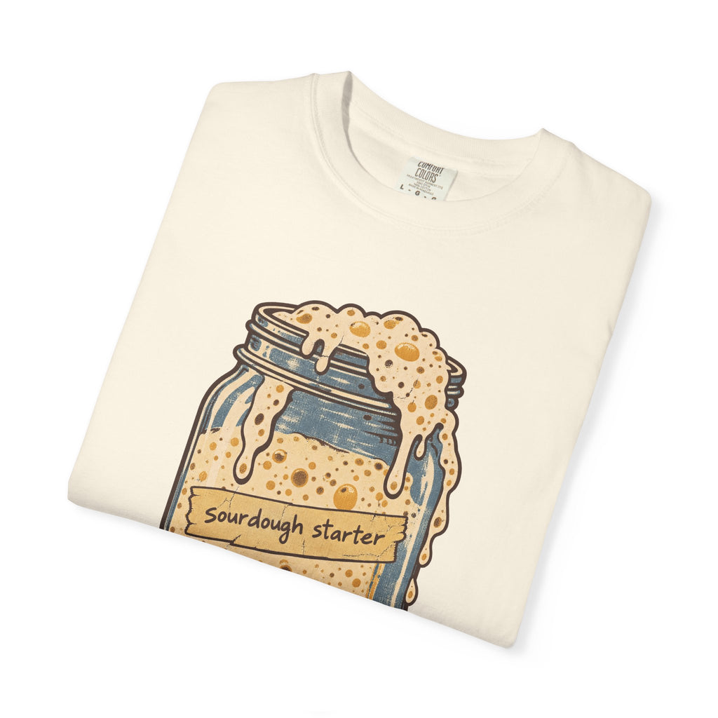 It's Growing On Me T-shirt in Ivory, folded view