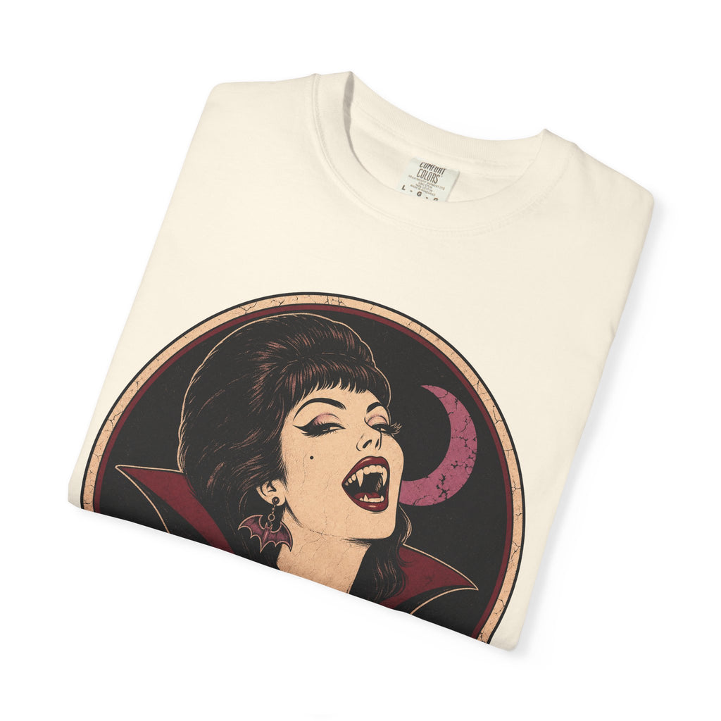 Bite Me T-shirt in Ivory, folded view